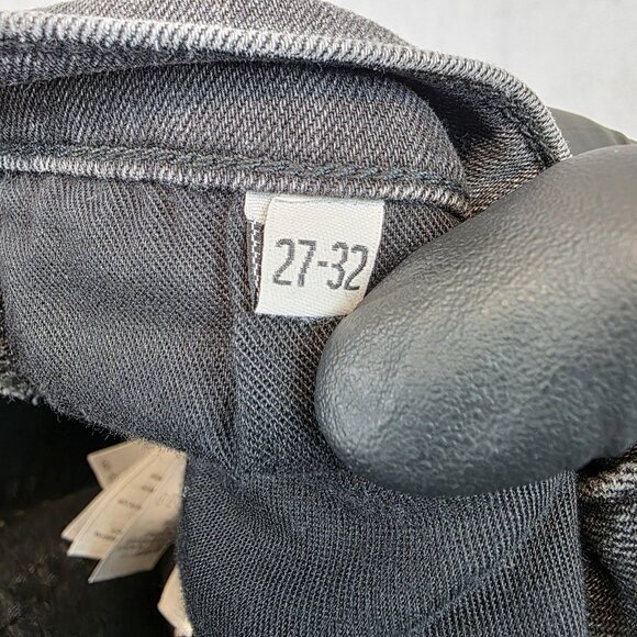 Cheap Monday Jeans Womens 27x32 Gray Second Skin Shadow Skinny Ripped Denim - Picture 10 of 14